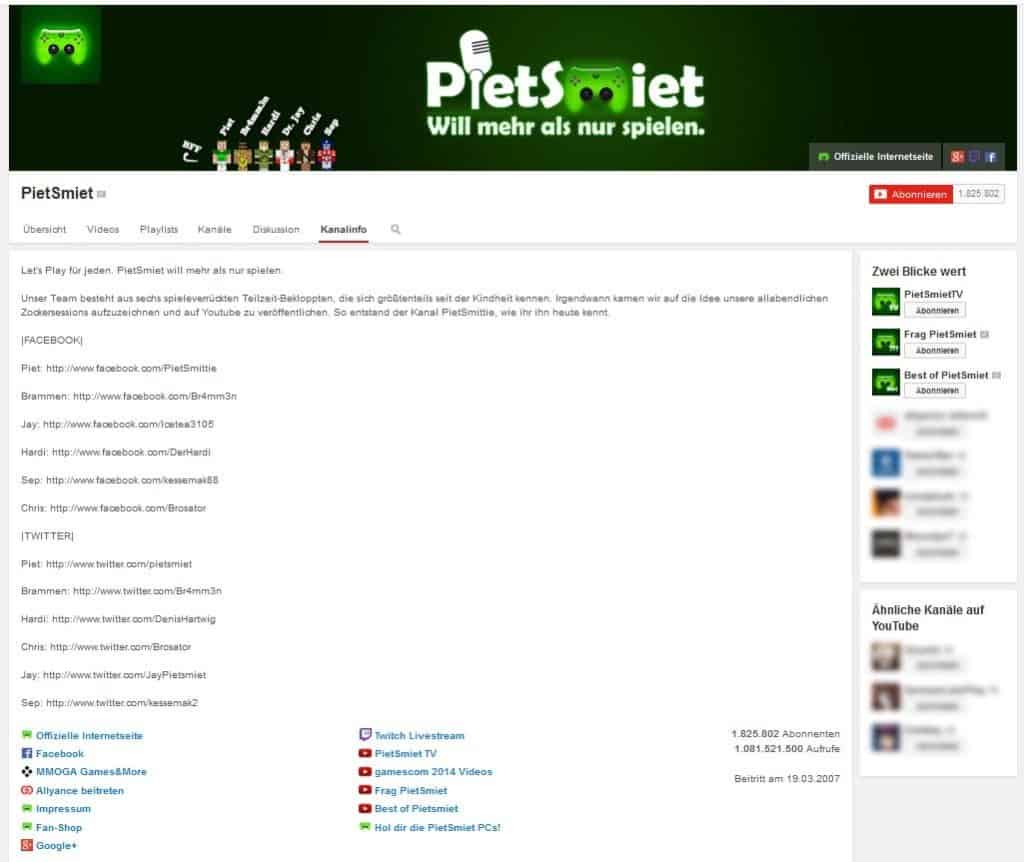 geld verdienen mit youtube pietsmiet