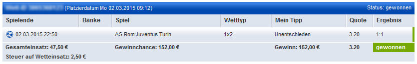 juventus turin as rom sportwette