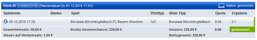Sportwetten bundesliga auswärtssieg