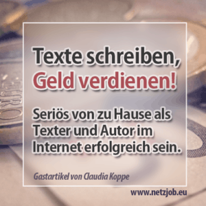 mit texten im internet geld verdienen