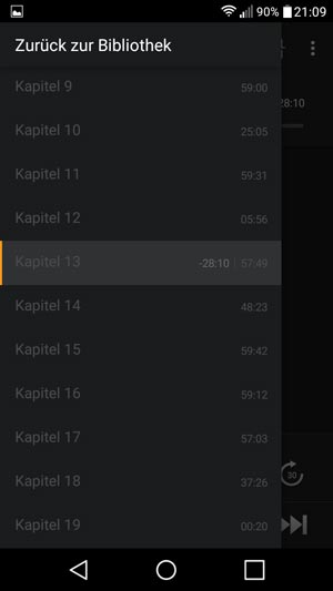 audible app kapitel 