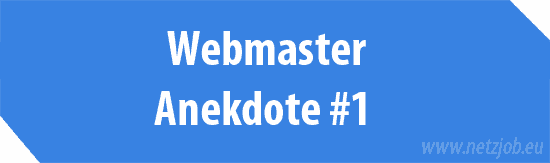 webmaster anekdote