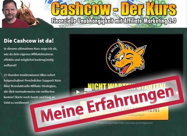 Cashcow der Kurs Erfahrungen