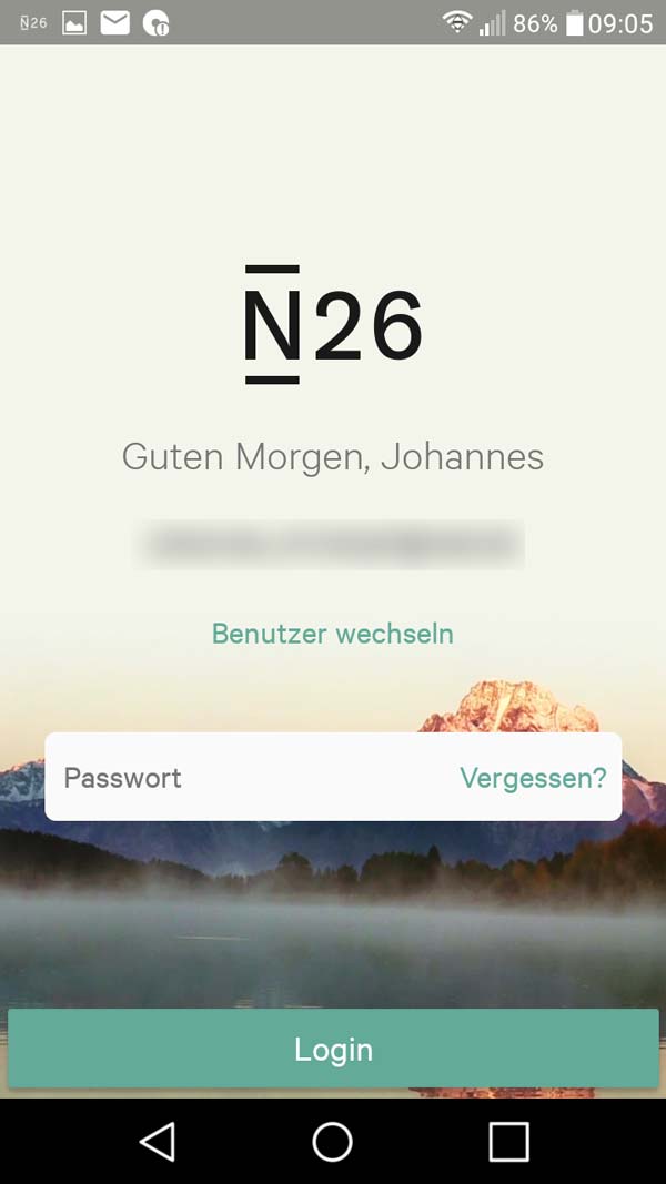 N26 Geschäftskonto App