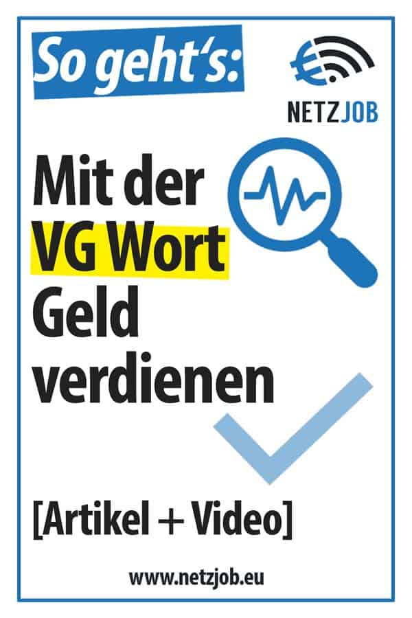 So geht's: Mit der VG Wort Geld verdienen