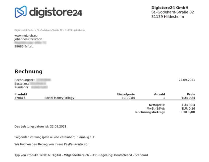 Meine Rechnung zur Social Money Trilogy von Eric Hüther