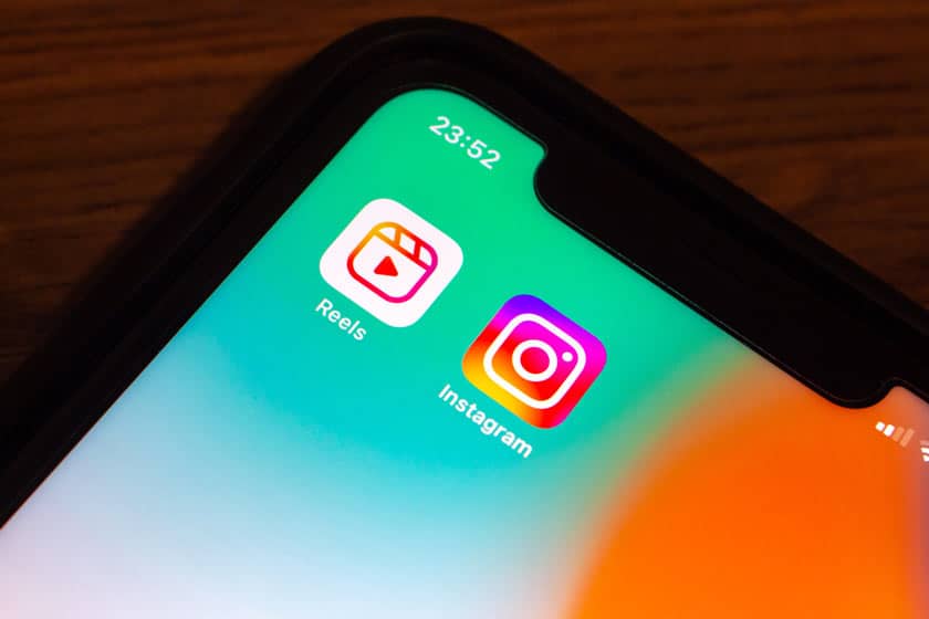 Instagram Reels auf dem Smartphone Online Kurse 1% Reels