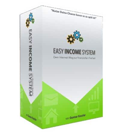 Produktbild vom Easy Income System von Gunnar Kessler